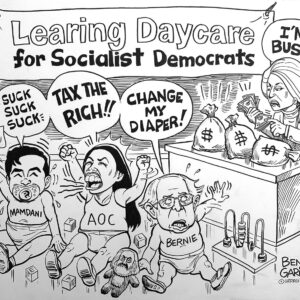 Democrat Socialist Daycare Original Art Collectors Item