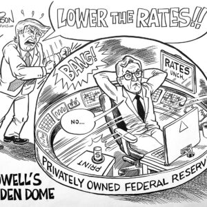 Fed Chief Powell's Dome Original Art