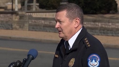 BREAKING: Man With Tactical Vest And Shotgun Arrested After Charging Towards U.S. Capitol