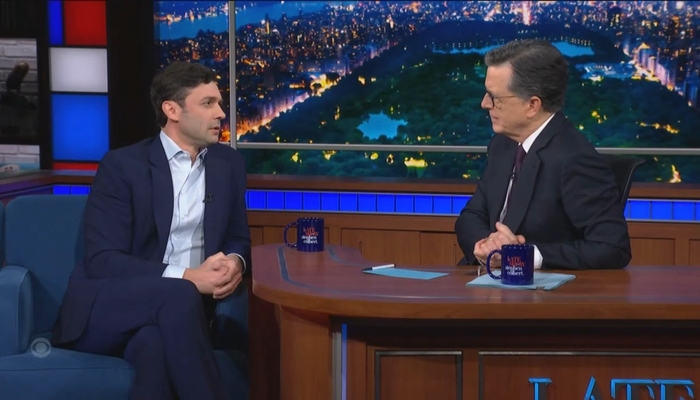 So Much For Being Censored: Colbert And Ossoff Campaign Ahead Of Midterms