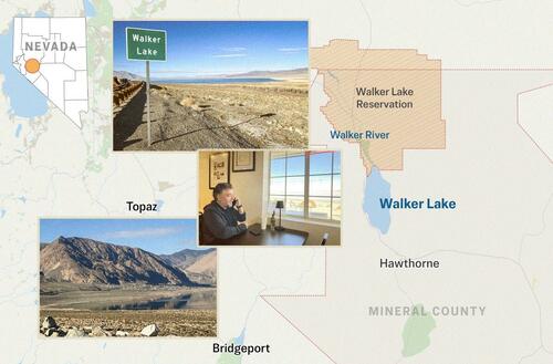 How A Water War Is Brewing Over A Drying Lake In Nevada