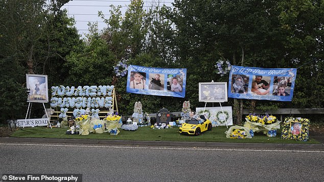 Tributes were left beside the A2 near Gravesend in Kent following the tragedy on June 1 2025