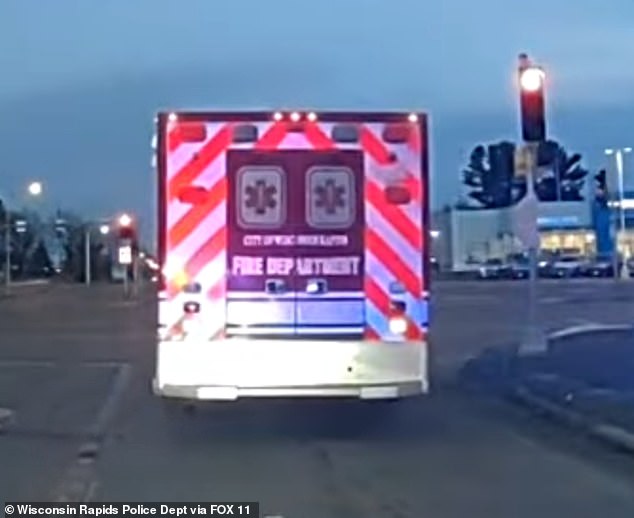 Police chased the ambulance more than 40 minutes as they drove over 18 miles through multiple towns