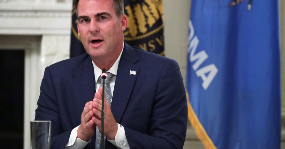 Okla Gov Stitt praises suspension of 122 students over anti-ICE classroom walkout