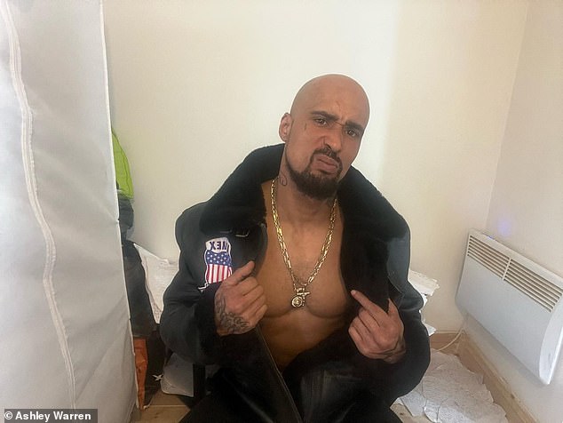 The dogs were owned by breeder Ashley Warren, a wannabe rapper who goes by the name Wyless Man (pictured)