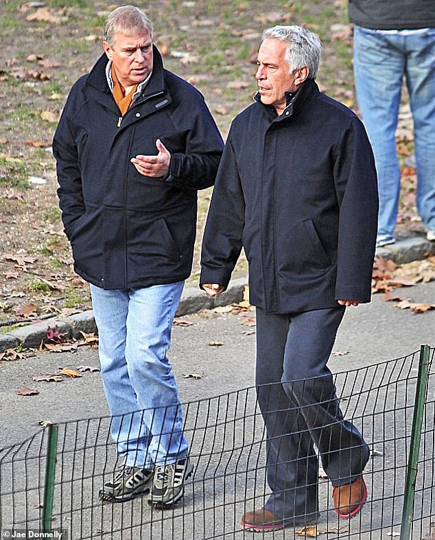 Andrew Mountbatten-Windsor and Jeffrey Epstein in December 2010