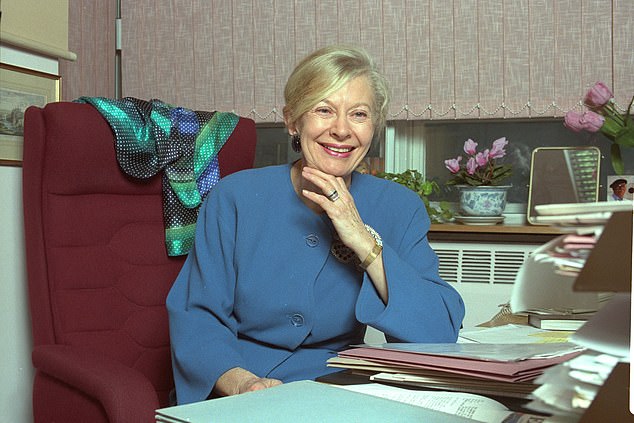 She took over production of then failing Blue Peter in 1962 and revamped the show to the institution we still know today (pictured in 1997)