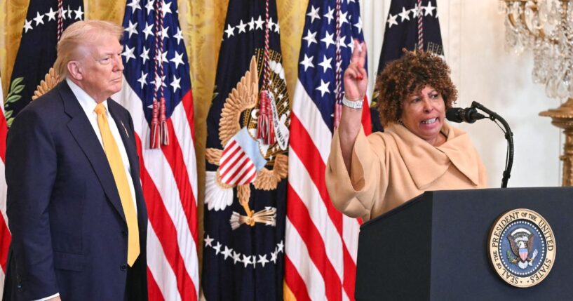 Must See: Trump Upstaged at Own Black History Event as Fiery Grandma Takes Mic and Savages Dems, Media Calling Him Racist
