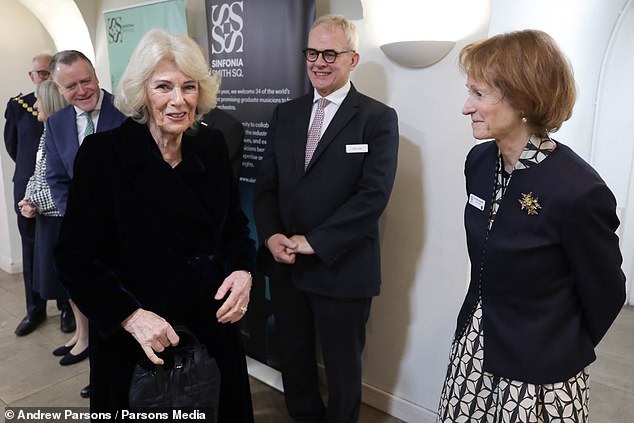 The King said the royals would continue with royal duties. His wife Queen Camilla was at an event in London today
