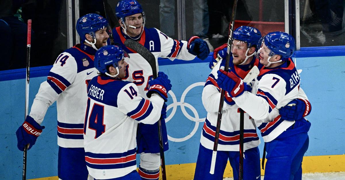 Team USA advances to Olympic men's hockey finals after defeating Slovakia 6-2