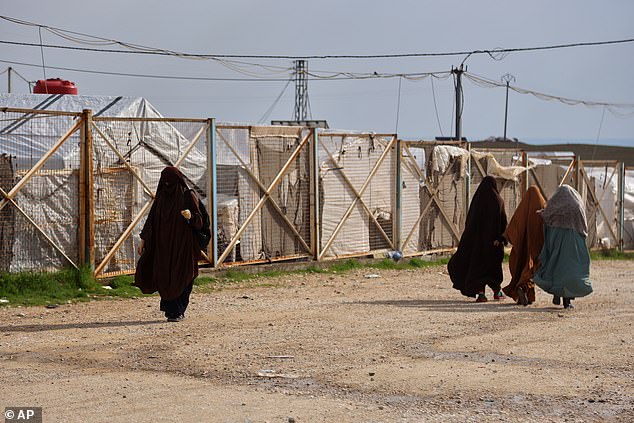 Officials from Al Roj camp in Syria are so confident the brides will leave that they've already started demolishing their tents