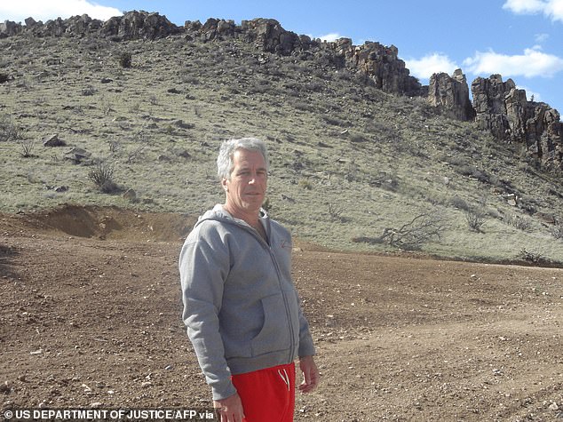 Wexner has categorically denied any knowledge of Epstein's sex trafficking crimes. The pedophile financier is pictured in a photo released by the Justice Department