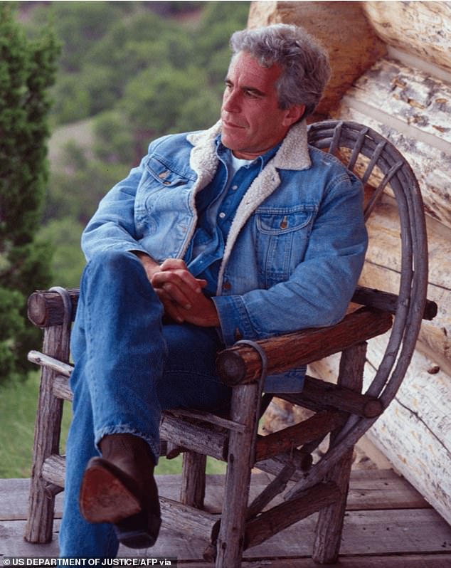 Wexner's deposition was in regard to his relationship with pedophile financier Jeffrey Epstein, who is pictured in a photo released by the Justice Department