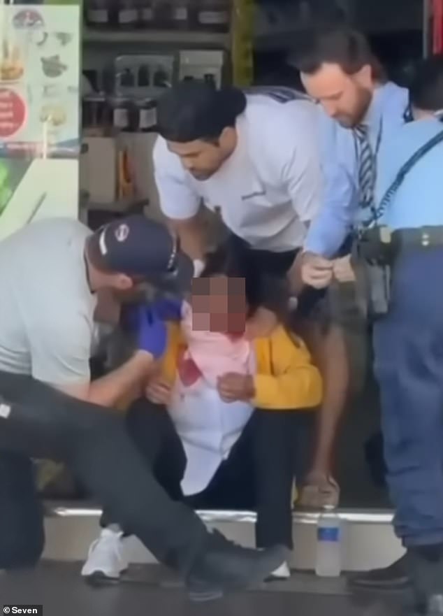 Police described the incident as 'highly confronting'