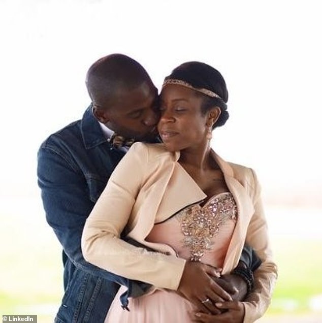 Bisa Hall, Donalds' ex-wife whom he married while in college, with her now husband