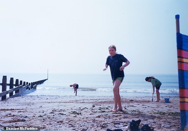 Heather (pictured) contracted the pathogen E. coli O157 while playing on the beach in Dawlish with big sister Suzanne, who was ten