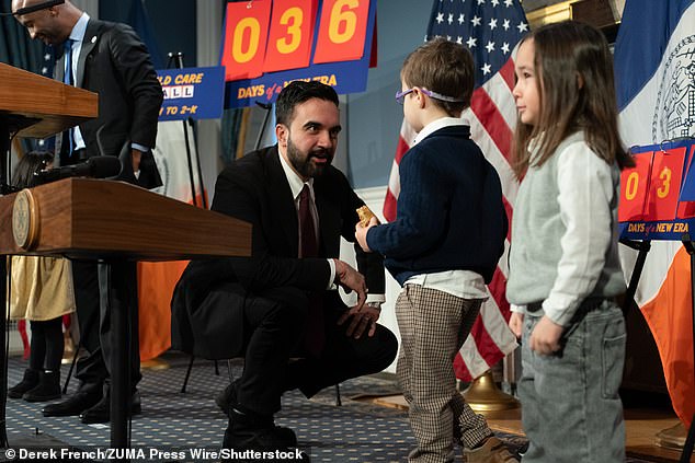 Mamdani is currently working on establishing free daycare for children from six weeks to five years old