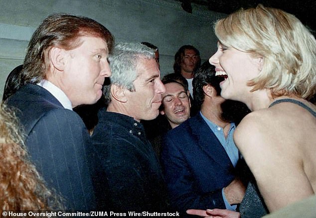 Trump, Epstein and model Ingrid Seynhaeve at a 1997 Victoria's Secret party in New York. The image was among 19 photos released by Democratic lawmakers from the disgraced financier's estate in December, as the DOJ faced mounting pressure to release the full files. It is not clear why Epstein kept the photo, but the same image was published in the 2016 book Filthy Rich, James Patterson's bestselling exposé of Epstein's crimes and elite network