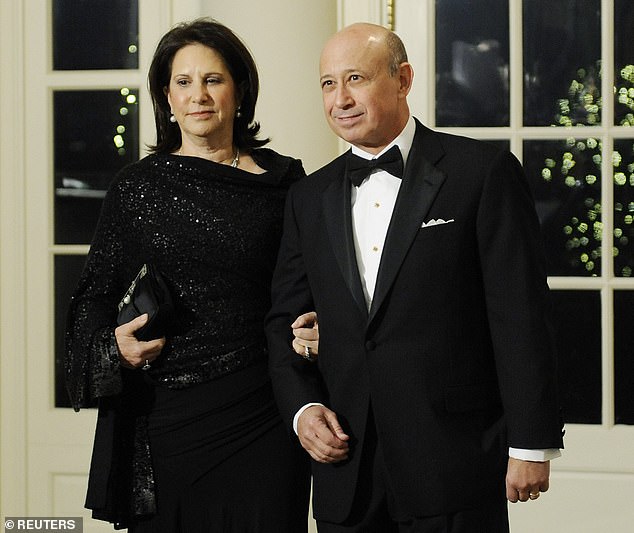 Blankfein led the bank during the 2008 recession and also through his cancer diagnosis in 2015 with his wife Laura by his side