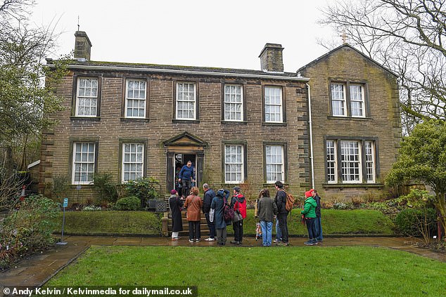 One of the first to arrive after the movie hit cinema screens over Valentine's weekend was TikTok influencer Molly Roberts, whose must-see attractions include the Bronte Parsonage Museum (pictured), the former home of the Bronte sisters