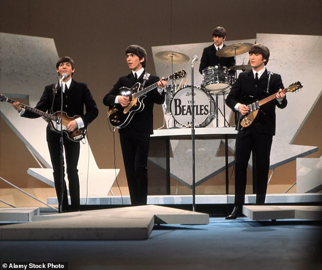 The Beatles on The Ed Sullivan Show in February 1964, as the band took US by storm