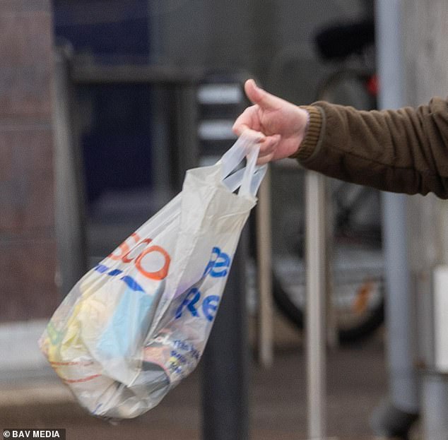 Among the groceries were Soba Chilli Cup Noodles, which cost about £2, and a large pack of Madri Lager Beers
