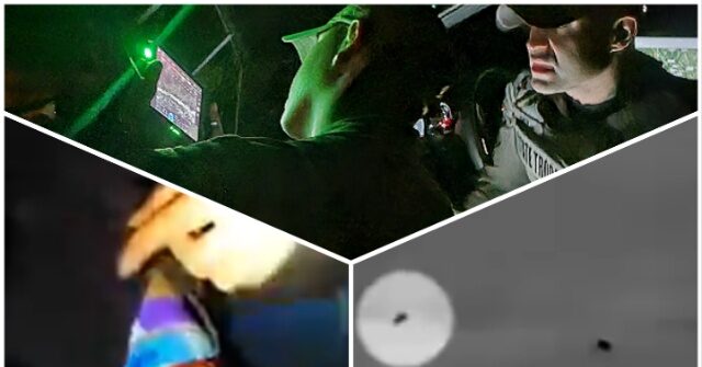 WATCH: Texas DPS Drone Detects Illegal Border Crossing, Migrants Tagged with Cartel 'Cargo Tags'