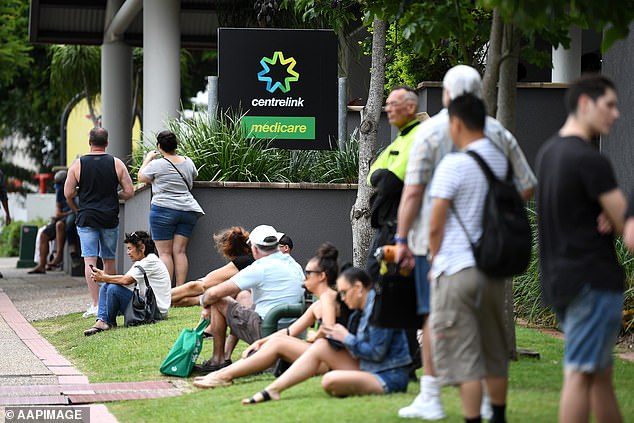 The change will come into force on March 20 (pictured, Centrelink office on the Gold Coast)