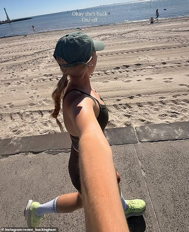 She had been on a run down the beach when a stranger yelled that he would rape her