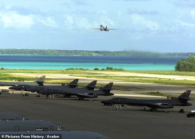 The joint UK-US military base on Diego Garcia, which is strategically located near to the Middle East