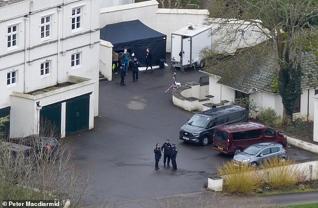 Police search at Royal Lodge in Windsor, Berkshire continues into its third day