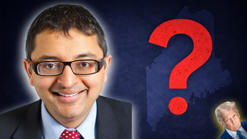 Showhorse Maine Democrat Gubernatorial Hopeful Nirav Shah Claims We Need To Be Protected From Trump?