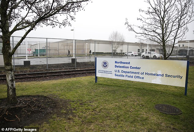 Pictured: The immigration centre in Tacoma, Washington where the Newtons were held