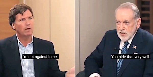 ‘You hide that very well’: Mike Huckabee ‘spewed Gatorade on keyboard’ after Tucker Carson ‘conspiracy’ interview