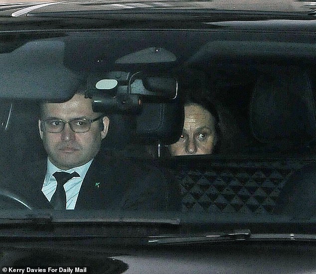 Sarah Ferguson pictured arriving at Clarence House on December 12, 2025 for the christening of her daughter Beatrice's baby Athena - the last time she has been seen in public