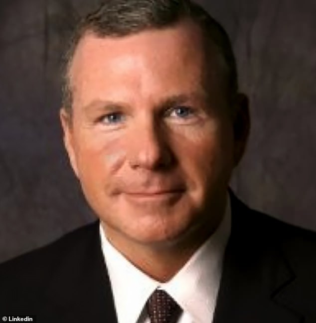 Healy (pictured in an old photo on his professional pages) was a prosecutor in Chicago for decades before joining trial consultant firm DecisionQuest in 2001 until he went out on his own in 2015
