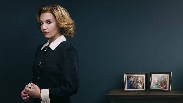 Pictured: Mia McKenna-Bruce as a younger Jane Andrews in ITV's The Lady. The show debuts on ITV on Sunday night