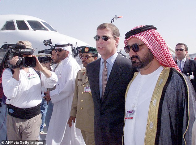 Andrew in the UAE in November 2001. It was on this visit the former prince allegedly snubbed Shaikh Saif, nephew of the ruler of Fujairah on the UAE's east coast, who waited hours for a meeting with Andrew