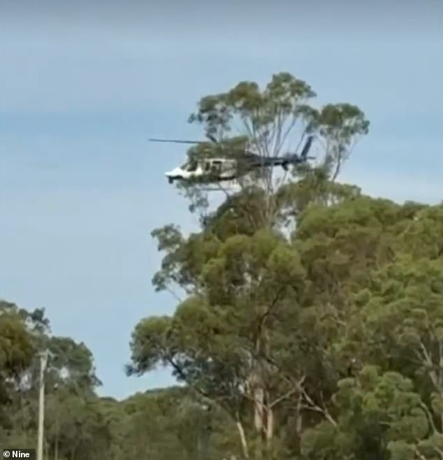 A property in Glenorie was being searched by NSW Police on Sunday