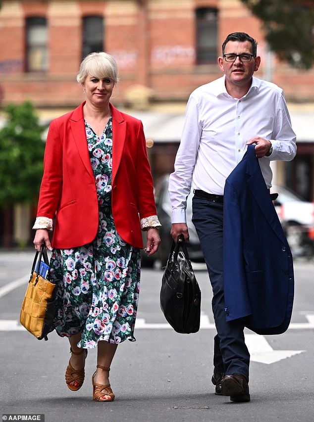 Andrews with his wife Catherine