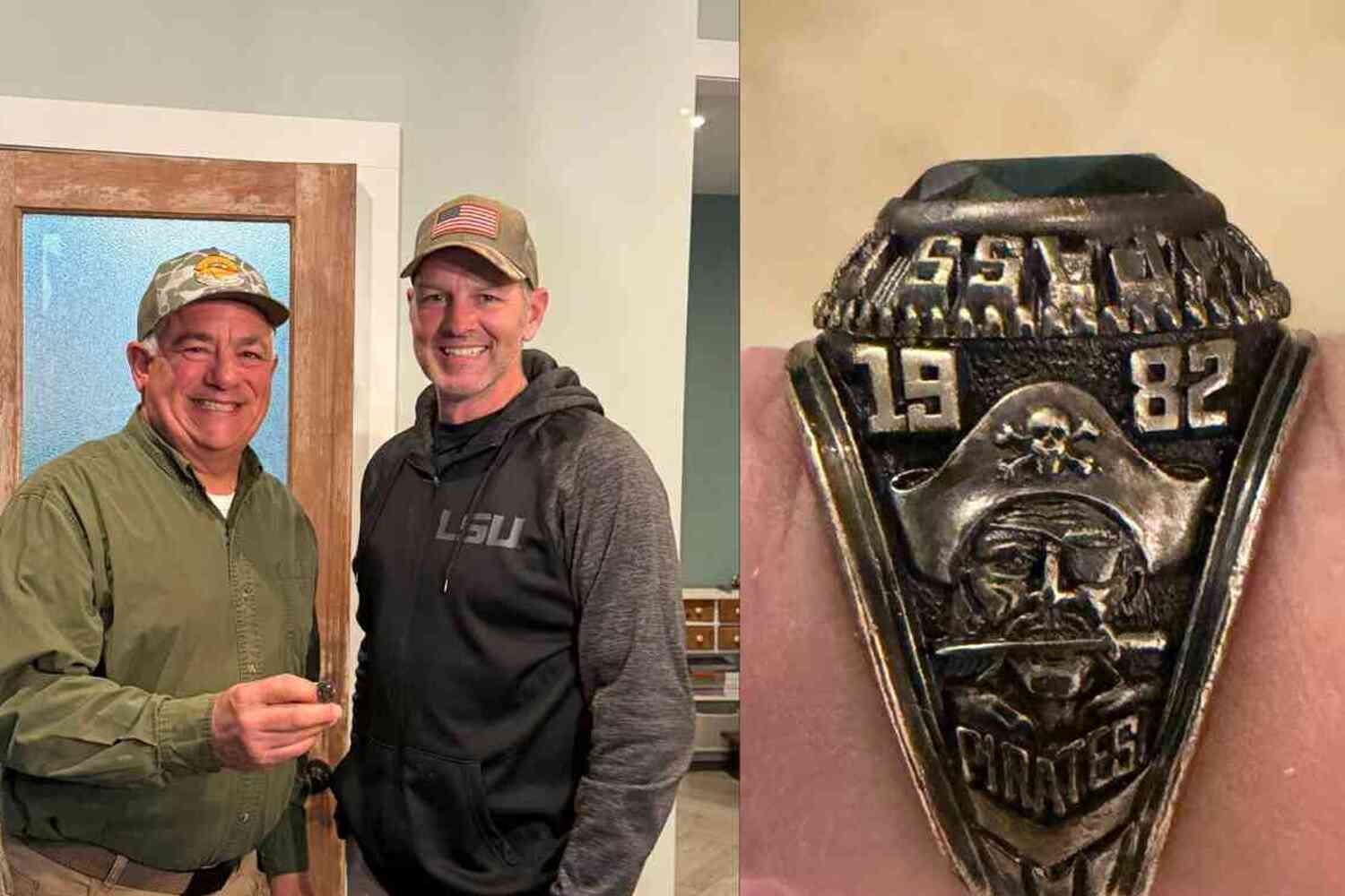 Mississippi man reunited with class ring 44 years after losing it on the beach
