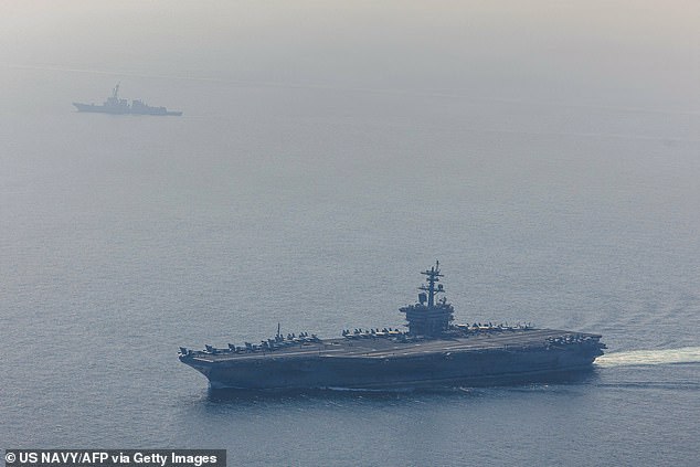 The USS Abraham Lincoln has also been deployed to the Mediterranean
