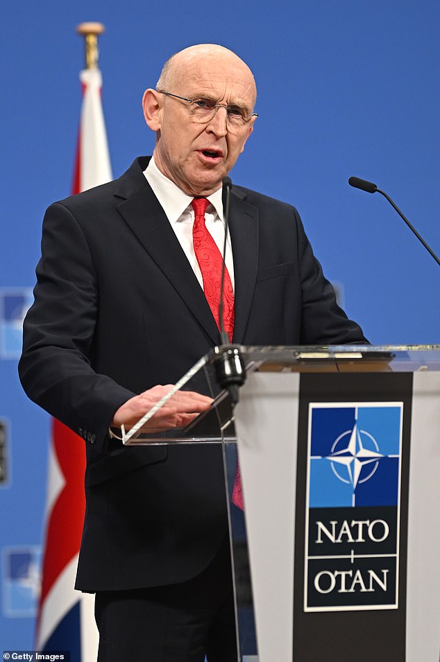 Mr Healey said he hoped to send forces to Ukraine this year, but suggested that would only be if a peace deal has been negotiated