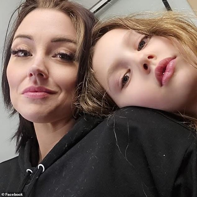 Maya is pictured with her mother, Cia Edmonds. Edmonds has posted updates about her daughter's condition over the last week