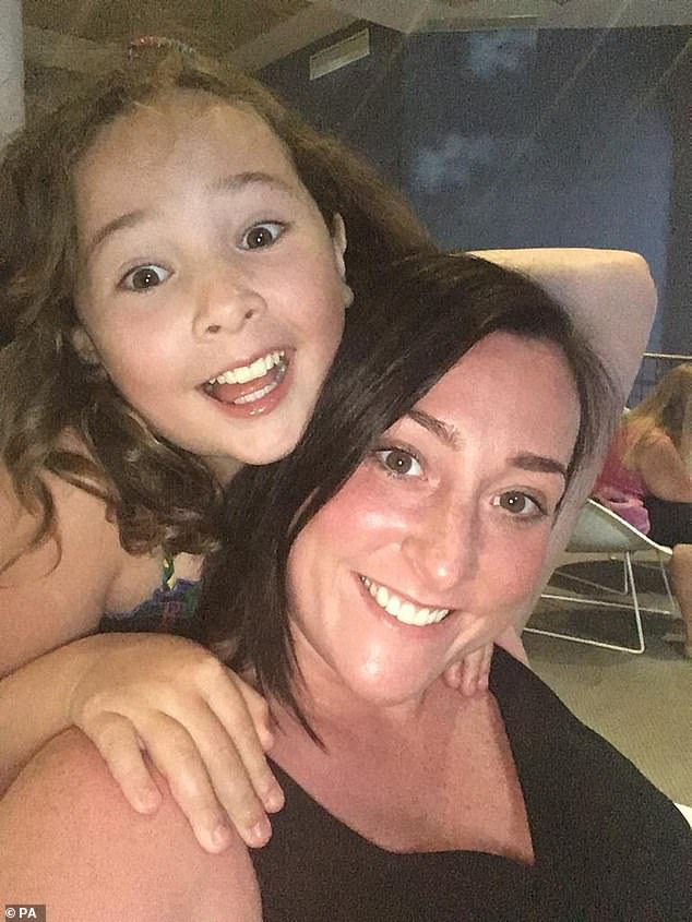 Kimberly Darroch with her daughter Milly Main, 10, who died at the Queen Elizabeth University Hospital in 2017