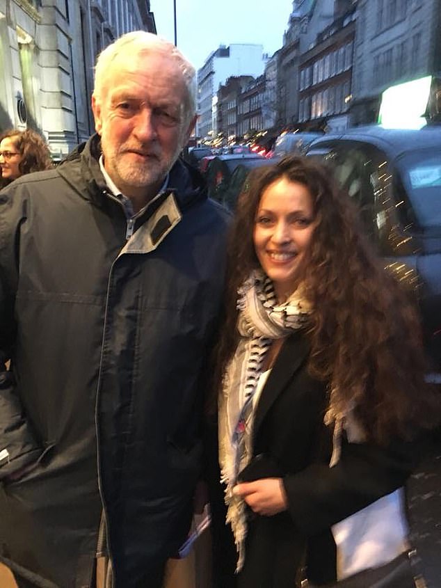 Ms Speitan was previously a supporter of former Labour leader Jeremy Corbyn and was pictured with him in 2018