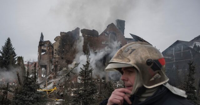 Russian Missile and Drone Barrage Hits Kyiv Suburbs, Killing One