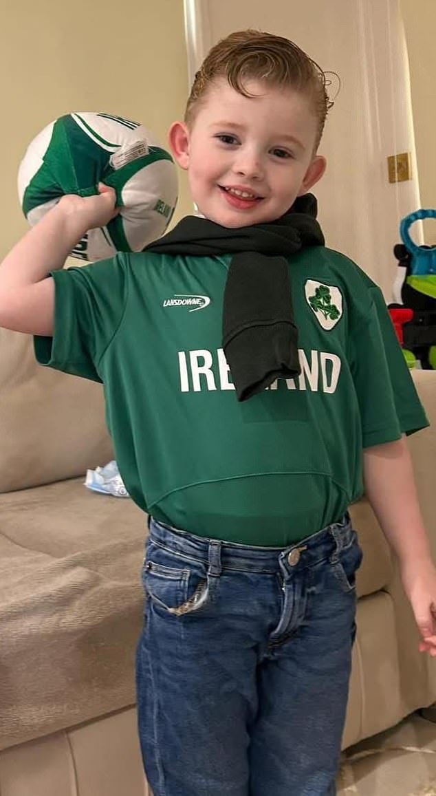 Four-year-old Peter Maughan was killed when he was thrown from the Ford Ranger Wildtrak as it rolled off the road