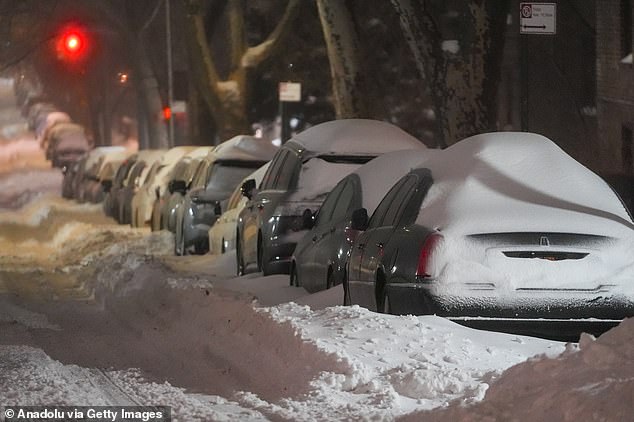 Temperatures will peak back up at 40F by midweek, allowing the snow accumulation to melt