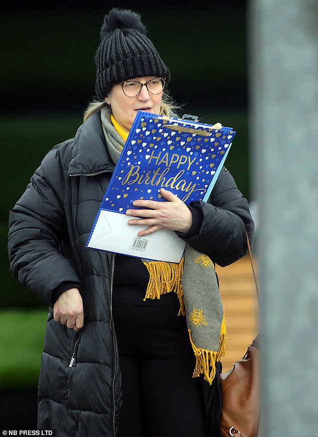 Andrews, pictured at a local garden centre in February 2026, was released from prison in 2015